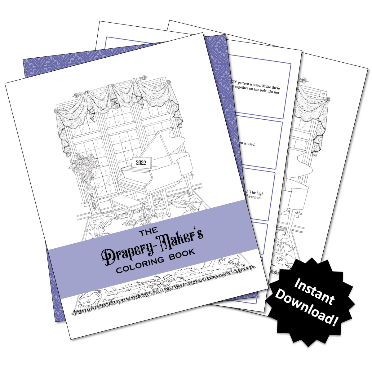 The DraperyMaker's Coloring Book Workroom Marketplace