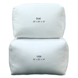 Small Kapok Pouf Ottoman Insert