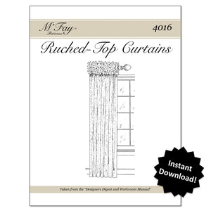 Ruched Top Curtains