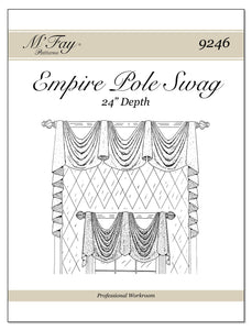 Empire Pole Swag 24" Depth 