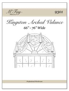 Kingston Arched Valance 66" - 76" Wide