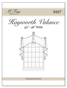 Hayworth Valance 33" - 46" Wide