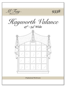 Hayworth Valance 47" - 54" Wide