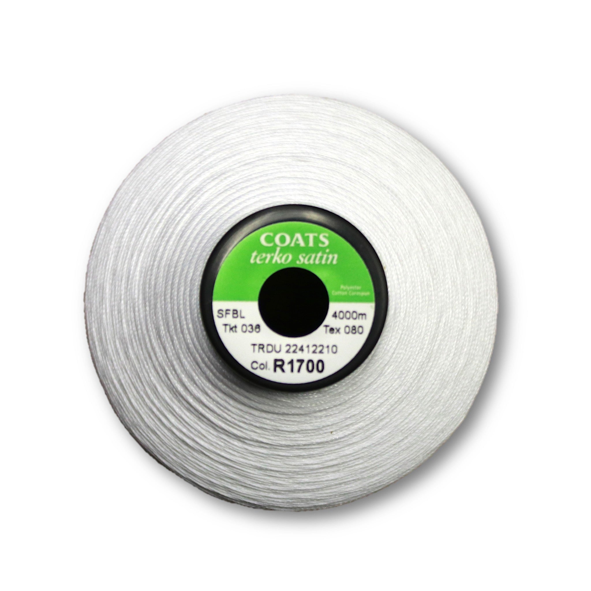 Terko Satin Thread - White – Workroom Marketplace